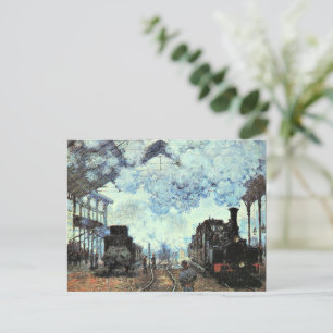 Monet - Gare St. Lazare, Aankomst van de trein Briefkaart