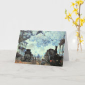 Monet - Gare St. Lazare, Aankomst van de trein Kaart (Gele Bloem)