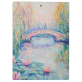 Monet geïnspireerde waterlelies klembord (Achterkant)