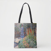 Monet - Geklonken bloem, beroemd schilderij, Tote Bag (Voorkant)