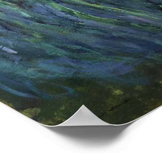 Monet - Gele IRIS Poster (Hoek)