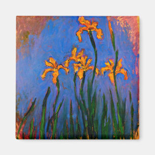Monet-gele Irises Magneet