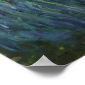 Monet - Gele Irissen Poster (Hoek)