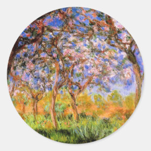 Monet - Giverny in de lente Ronde Sticker
