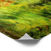 Monet - Giverny in het voorjaar Poster (Hoek)