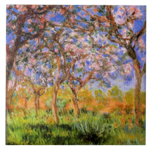 Monet - Giverny in het voorjaar Tegeltje