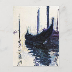 Monet Gondola in Venetië Briefkaart