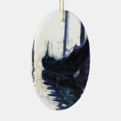 Monet Gondola in Venetië Keramisch Ornament (Rechts)
