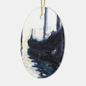 Monet Gondola in Venetië Keramisch Ornament (Links)