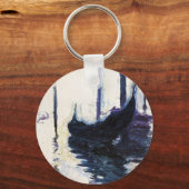 Monet Gondola in Venetië Sleutelhanger (Voorkant)