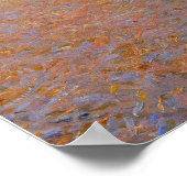 Monet - Graanschuur Zon In De Nevel Poster (Hoek)