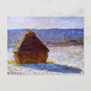 Monet - Grainstack in the Morning Briefkaart