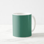 Monet groene vaste kleur koffiemok<br><div class="desc">Monetgroene (Water Lilies 1919) vaste kleur</div>