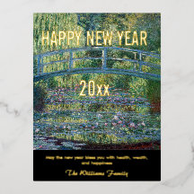Monet - Happy New Year en Water Lily Passer
