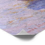 Monet - Haystacks (effect van sneeuw en zon) 1891 Poster (Hoek)