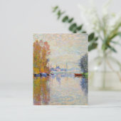 Monet - Herfst aan de Seine bij Argenteuil  Briefkaart (Staand voorkant)