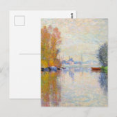 Monet - Herfst op de Seine bij Argenteuil Briefkaart (Voorkant / Achterkant)