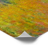 Monet - Herfst op de Seine bij Argenteuil Poster (Hoek)