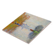 Monet - herfst op de Seine in Argenteuil Tegeltje (Zijkant)