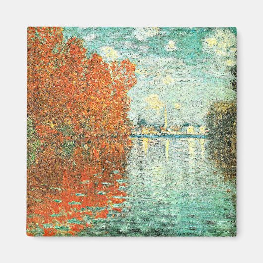 Monet - Herfsteffect bij Argenteuil Magneet (Voorkant)