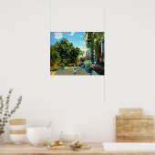 Monet - Het Artiesthuis in Argenteuil Poster (Keuken)