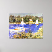 Monet - Het bekken in Argenteuil Canvas Afdruk (Voorkant)