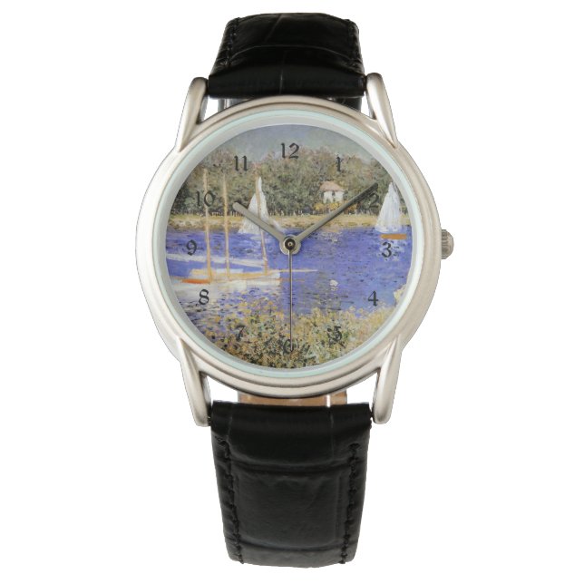 Monet - Het bekken in Argenteuil Horloge (Voorkant)