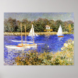 Monet - Het bekken in Argenteuil Poster
