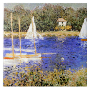 Monet - Het bekken in Argenteuil Tegeltje