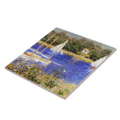 Monet - Het bekken in Argenteuil Tegeltje (Zijkant)