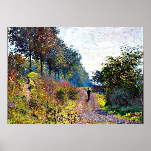 Monet - Het beschermde Weg Poster (Voorkant)