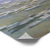 Monet - Het Breken Van Het Ijs Poster (Hoek)