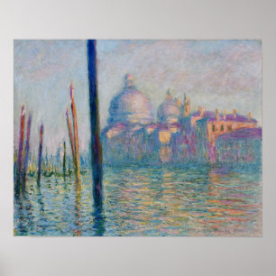 Monet - het Grote Kanaal in Venetië 1908 Poster