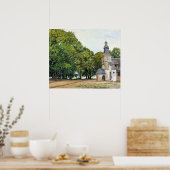Monet - Het kunstwerk De Kapel Notre-Dame Poster (Keuken)