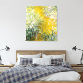 Monet,Het pad door de irissen Canvas Afdruk (Insitu (Slaapkamer))