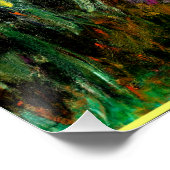 Monet - Het pad door de Irissen, Perfect Poster (Hoek)