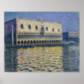 Monet - Het paleis van Doges (Le Palais Ducal) Poster (Voorkant)