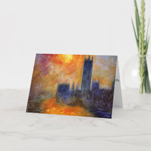 Monet - het Parlement in de zon - Kaart