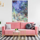 Monet - Het Parlement, Uitzicht van de Roos Garden Canvas Afdruk (Insitu (Woonkamer))