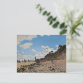 Monet - Het strand van Honfleur Briefkaart (Staand voorkant)