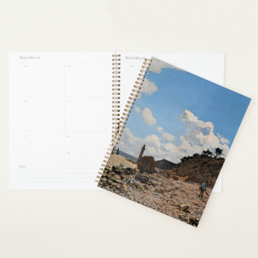 Monet - Het strand van Honfleur Planner (Display)