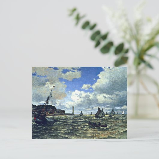 Monet - Het stuarium van de Seine in Honfleur Briefkaart (Staand voorkant)