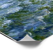 Monet - Het Zee in Fecamp, de kunstwerk van het im Poster (Hoek)