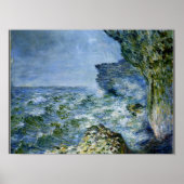 Monet - Het Zee in Fecamp, de kunstwerk van het im Poster (Voorkant)