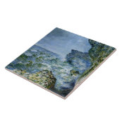Monet - Het Zee in Fecamp, de kunstwerk van het im Tegeltje (Zijkant)