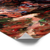 Monet - Het Zee in Pourville Poster (Hoek)