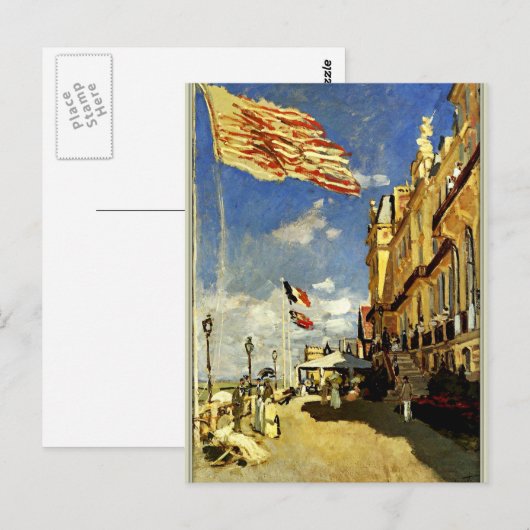 Monet - Hotel des Roches Noires, Trouville Briefkaart (Voorkant / Achterkant)