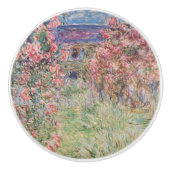 Monet House onder Rozen keramische knop (Voorkant)