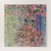 Monet-House onder Rozen Legpuzzel (Horizontaal)