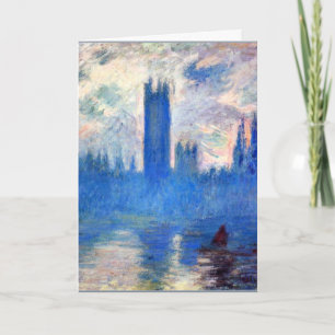Monet - Houses of Parliament, Westminster Kaart